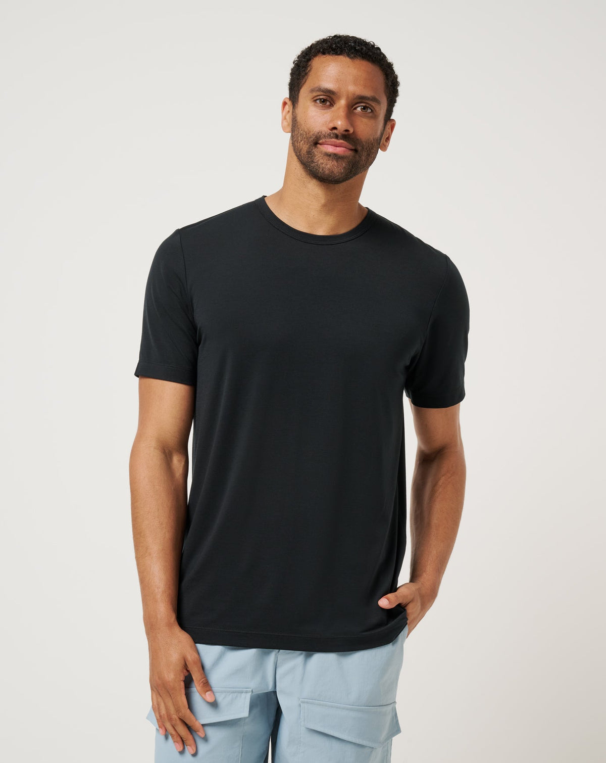 Long Holiday Tee Men/Black