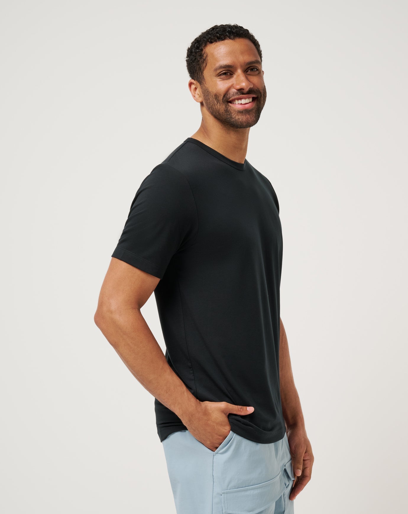 Long Holiday Tee Men/Black