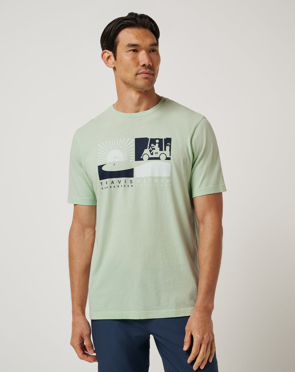 Player Parking Tee Men/Aqua Foam