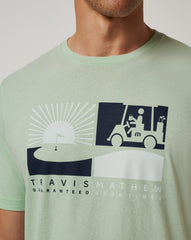 Player Parking Tee Men/Aqua Foam