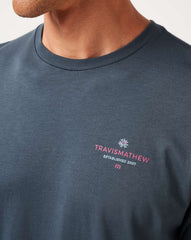 Piece Of Paradise Tee Men/Mood Indigo/Vintage Indigo
