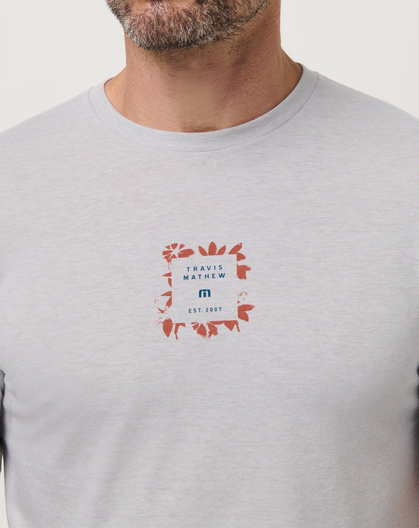 Short Layover Tee Men/Heather Light Grey