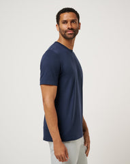 Long Holiday Tee Men/Total Eclipse