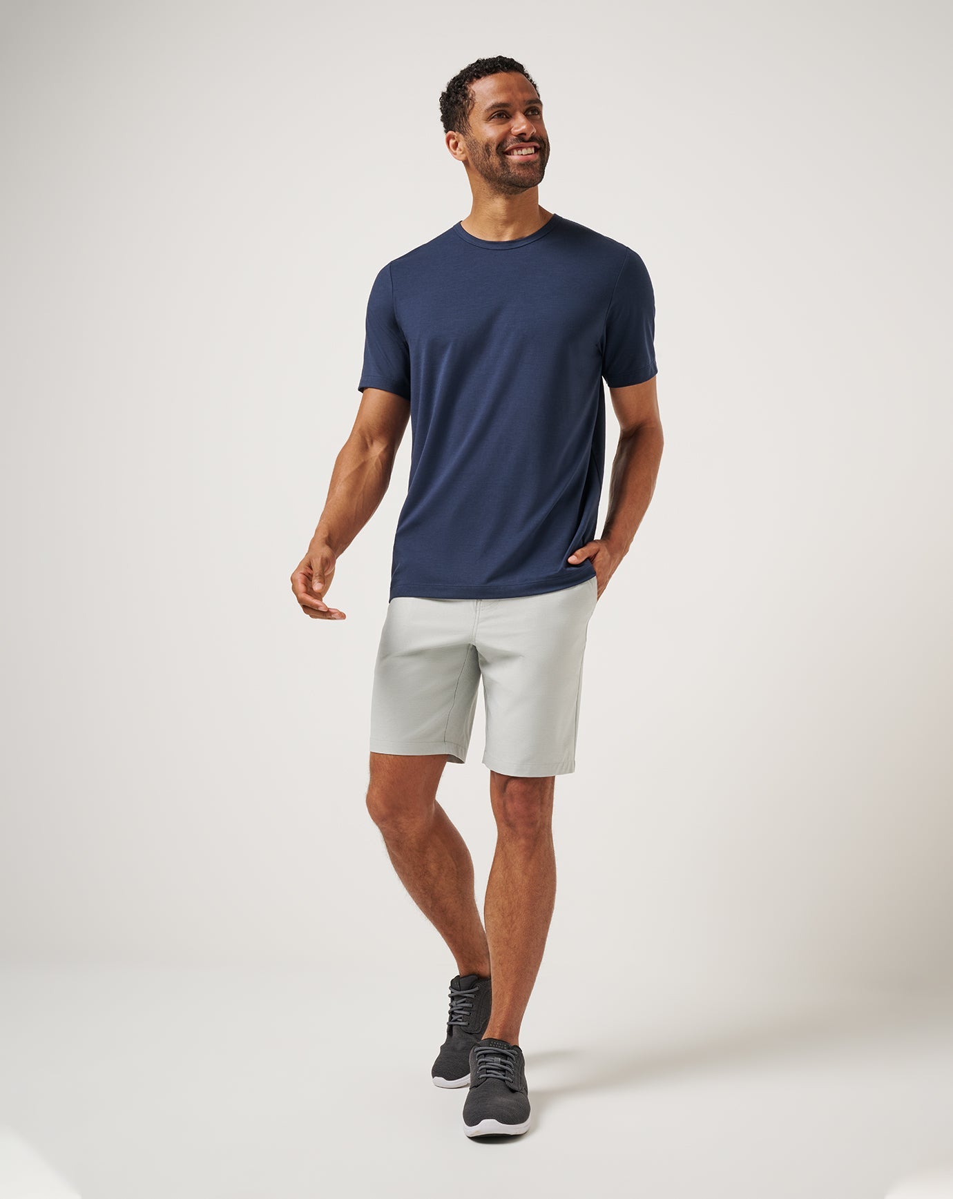 Long Holiday Tee Men/Total Eclipse