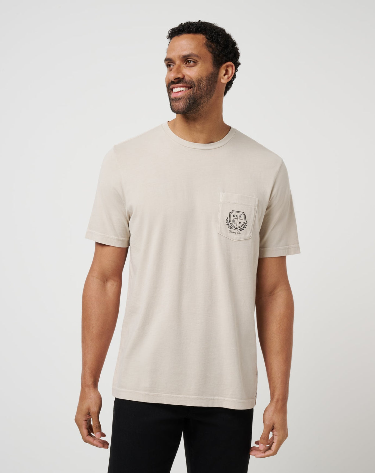 Face Off Tee Men|New/Italian Sand