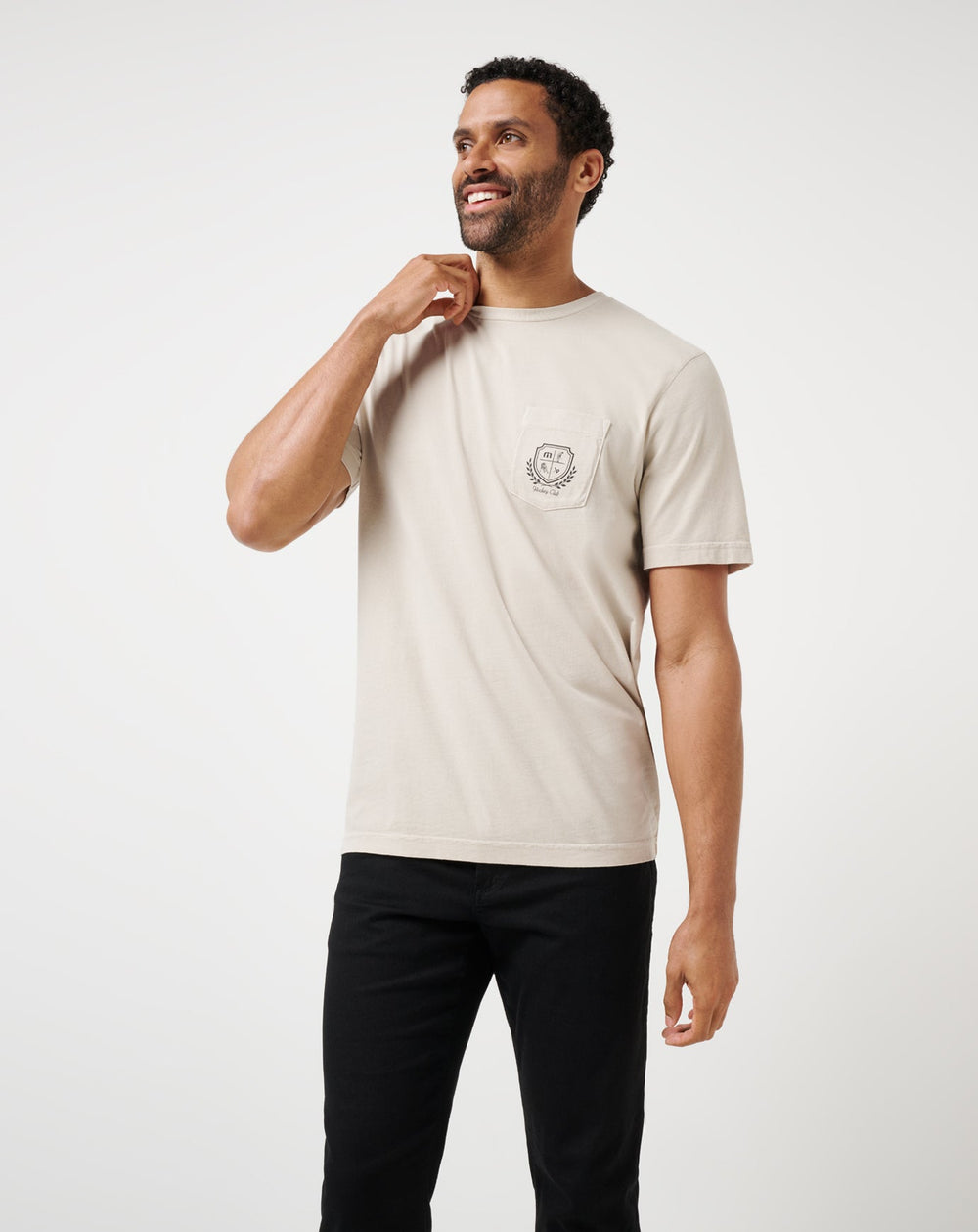 Face Off Tee Men|New/Italian Sand