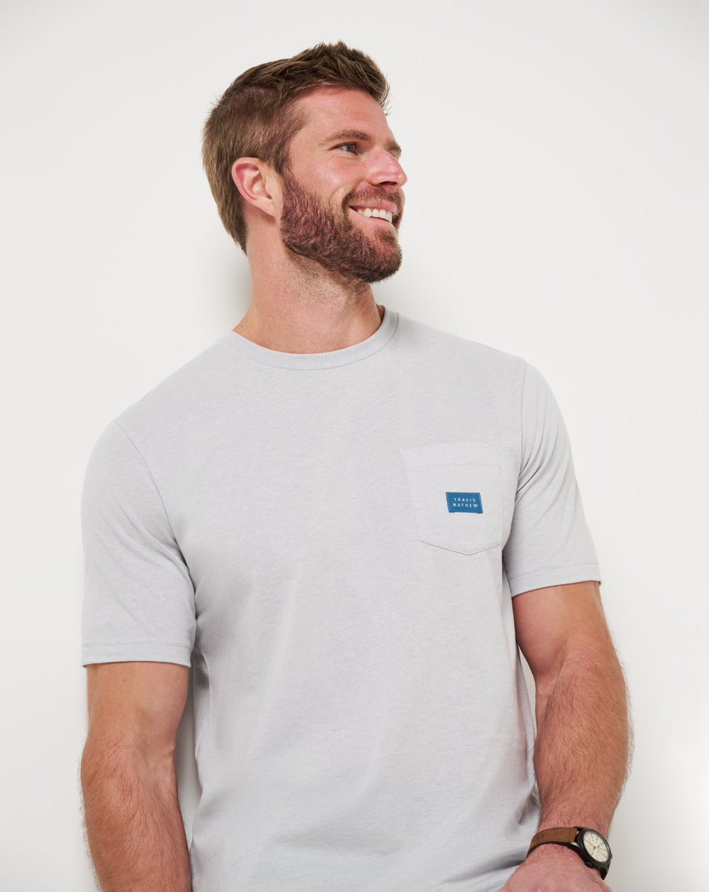 Travel Diary Tee Men/Heather Light Grey