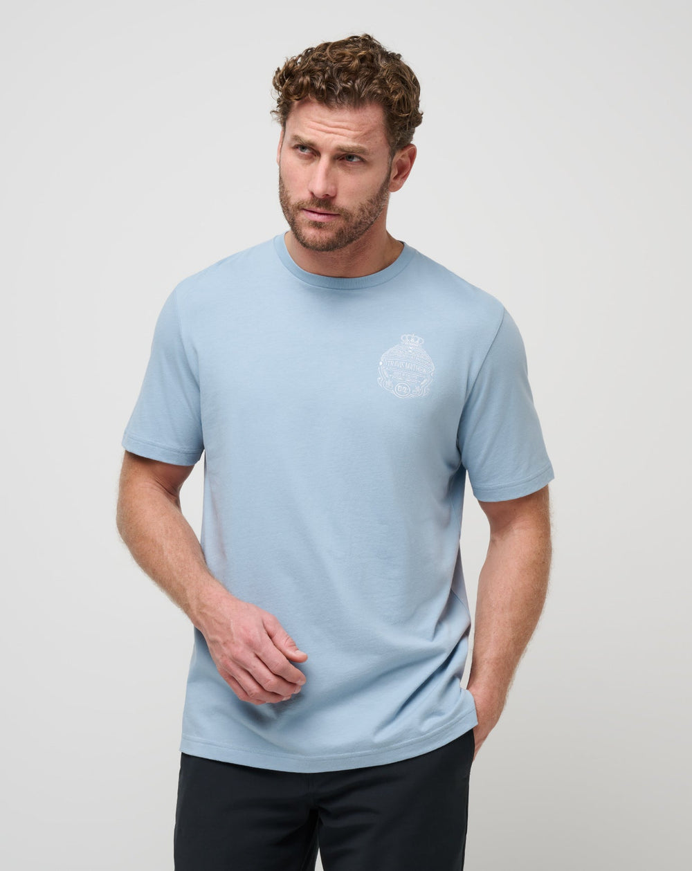 Name Association Tee Men/Dusty Blue