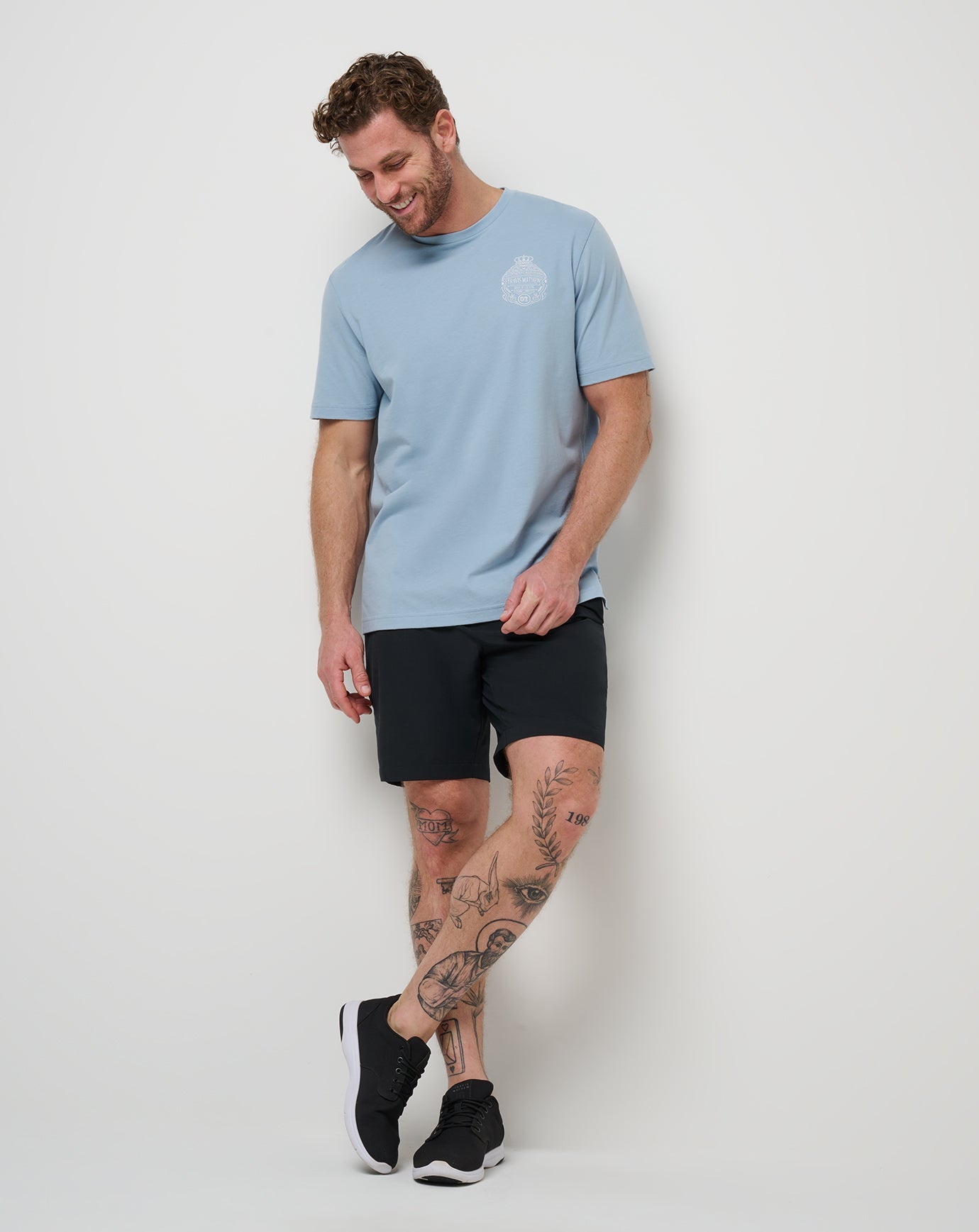 Name Association Tee Men/Dusty Blue
