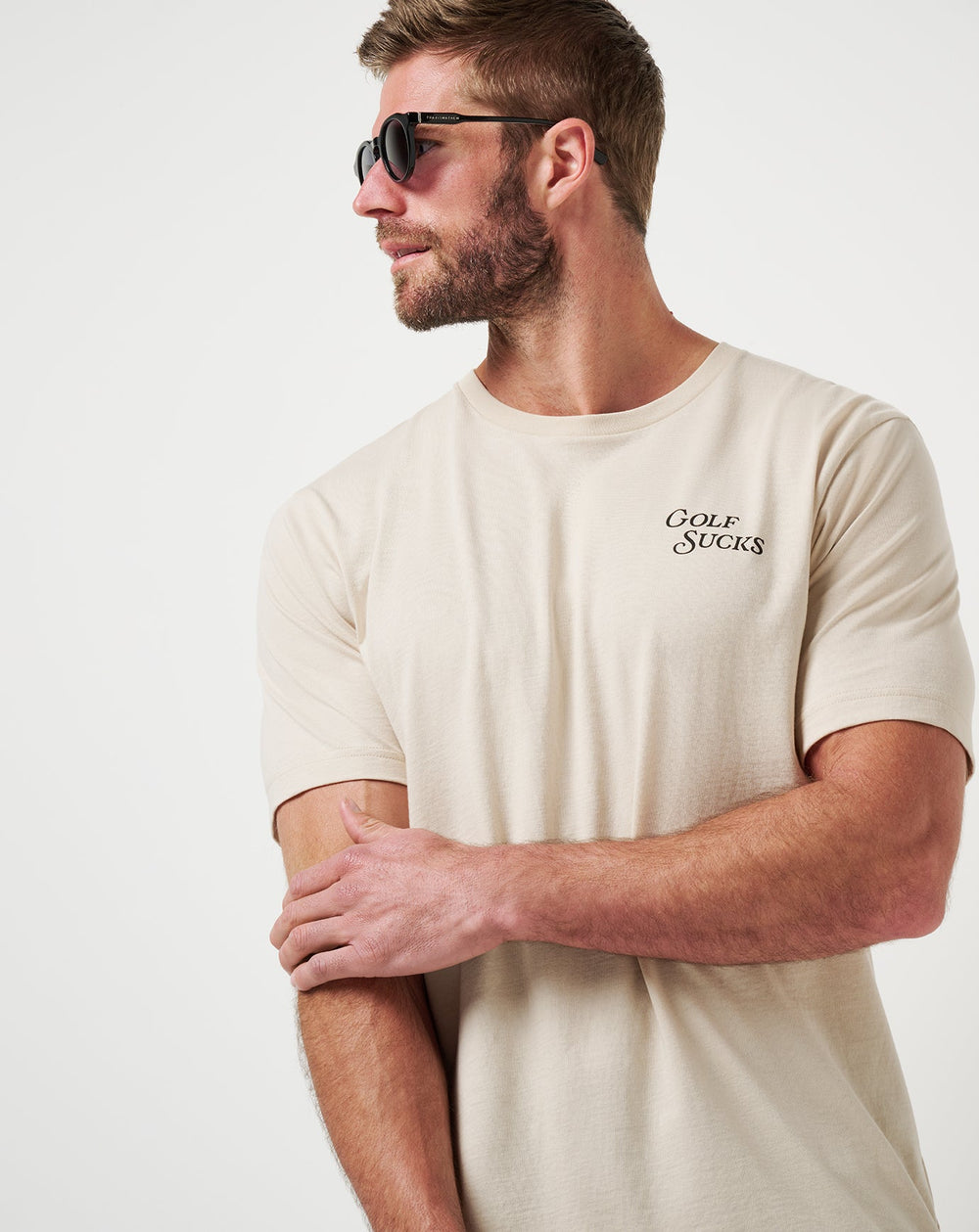 Course Rules Tee Men/Italian Sand