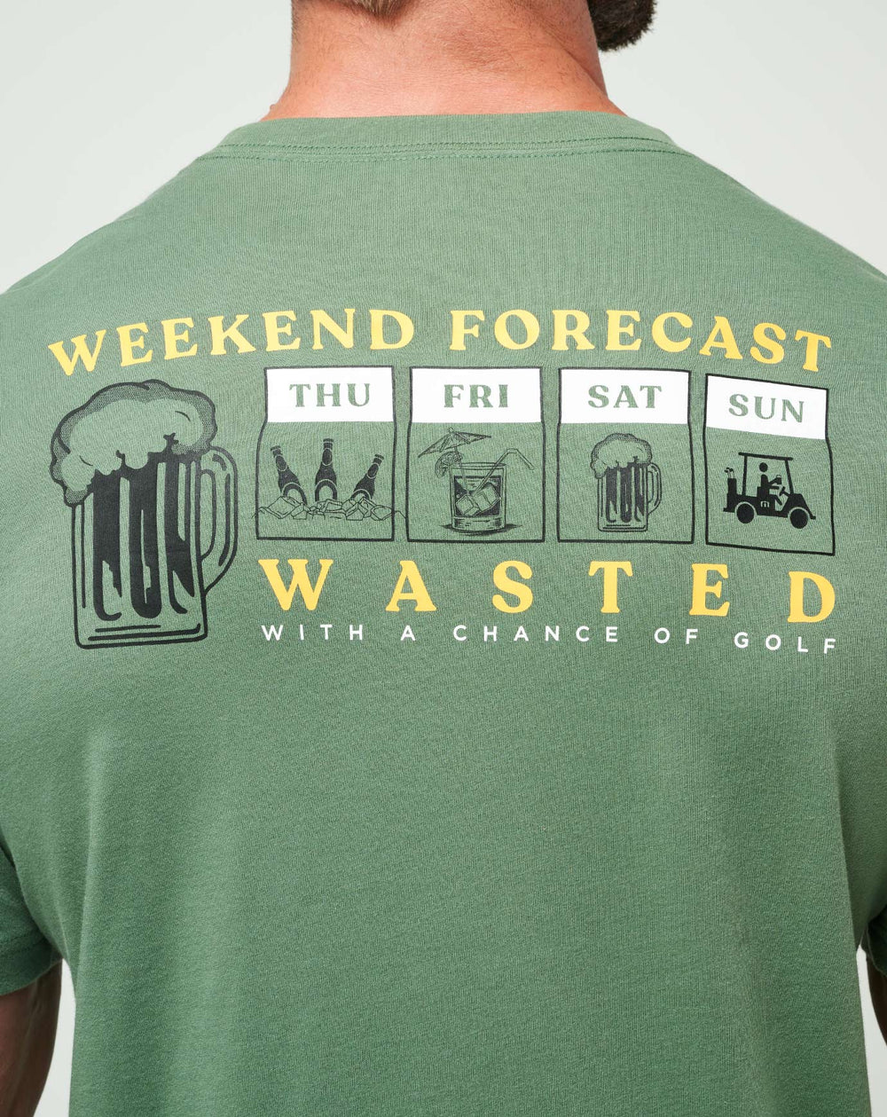 Beer Happy Tee Men/Laurel