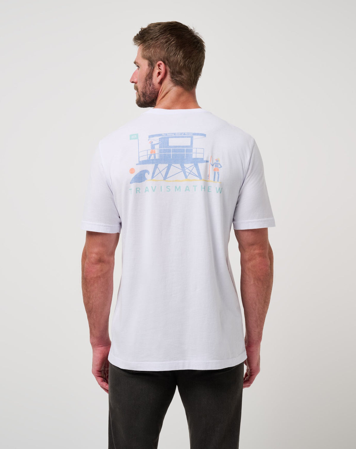 Key West Kiss Tee Men/White