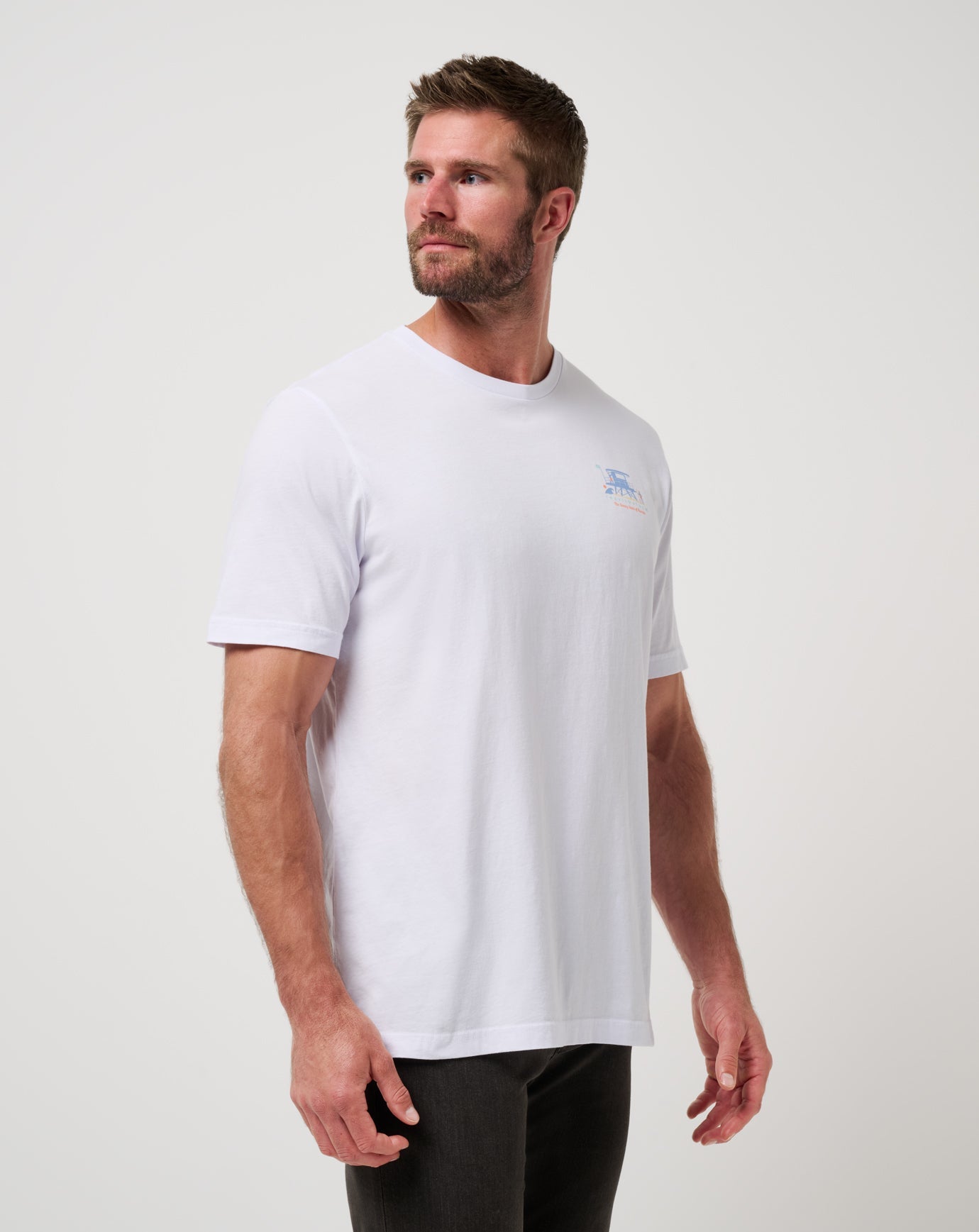 Key West Kiss Tee Men/White
