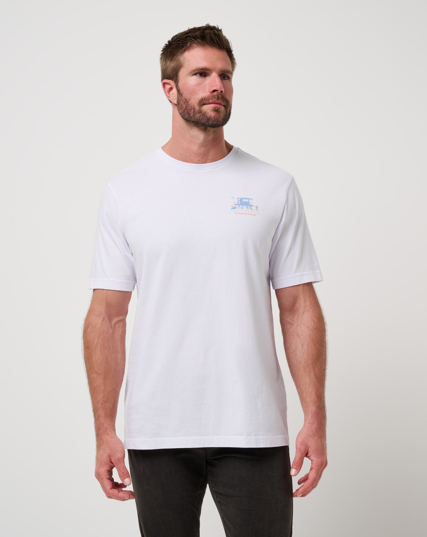 Key West Kiss Tee Men/White