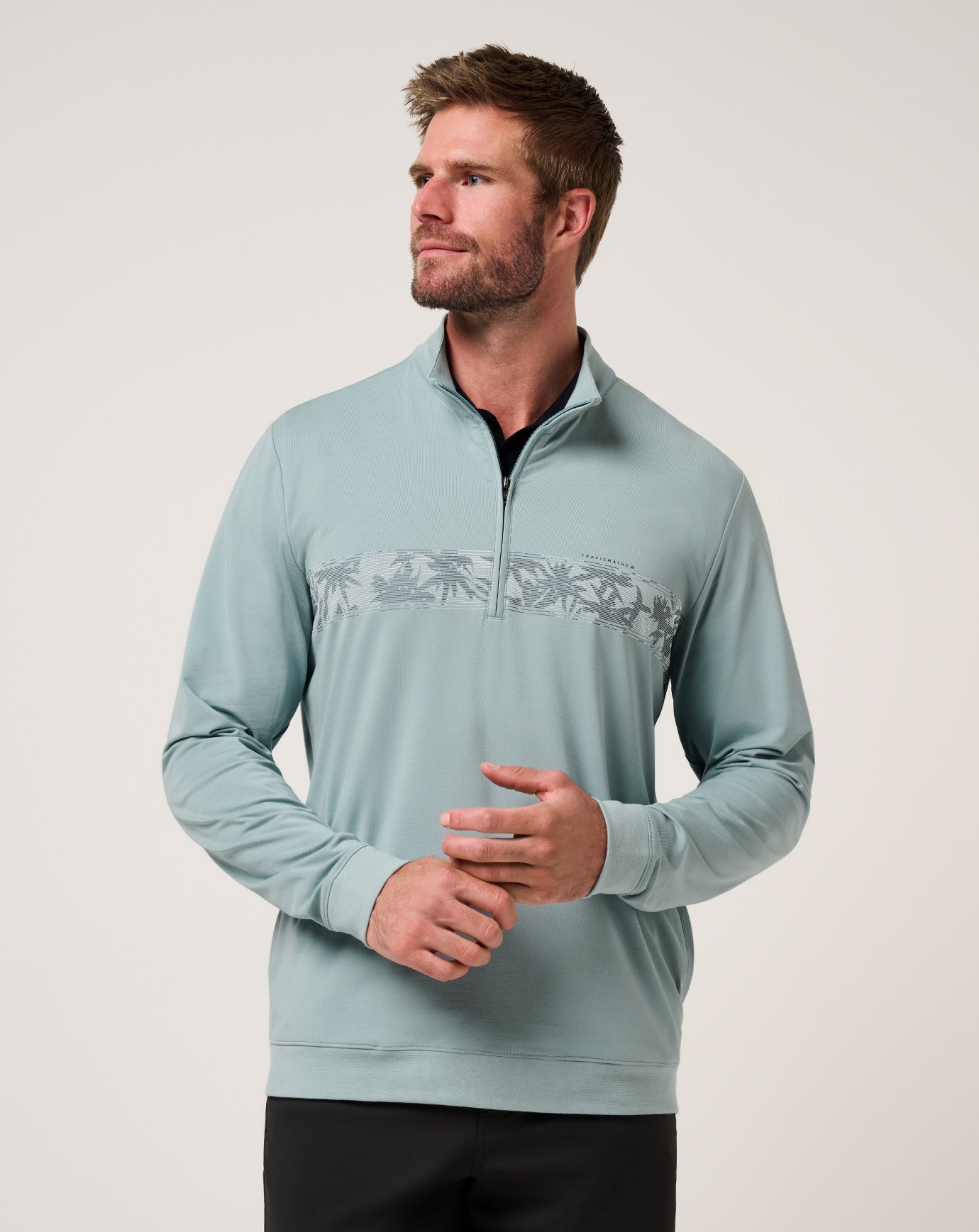 Trophy Life Quarter Zip Men/Arona