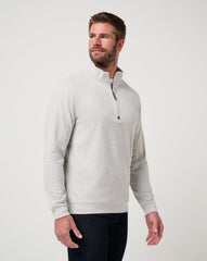 Cloud Sweater Quarter Zip Men/Heather Grey