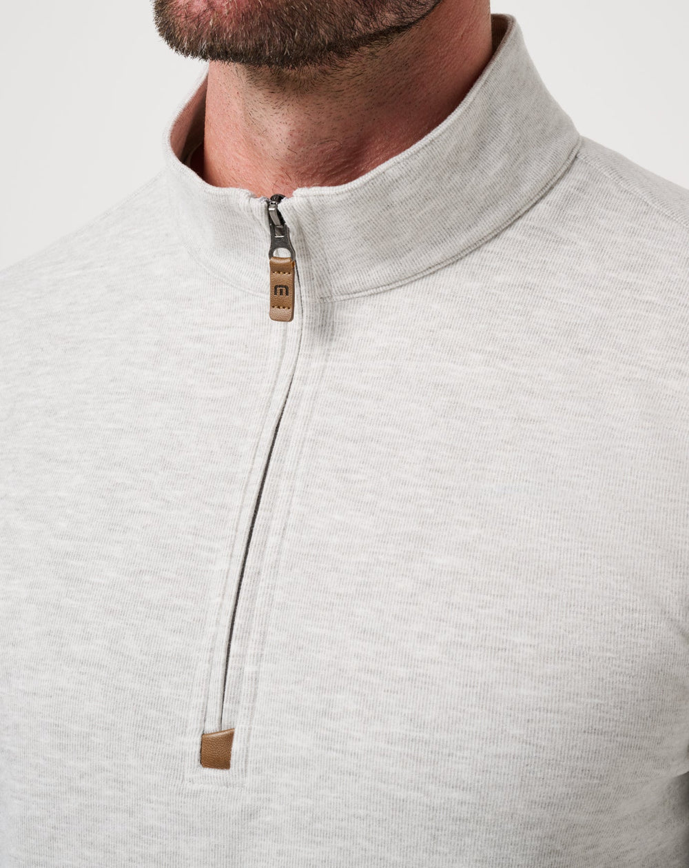 Cloud Sweater Quarter Zip Men/Heather Grey