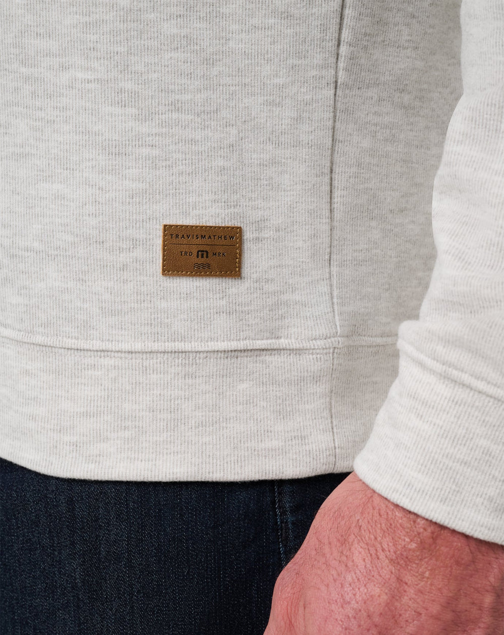 Cloud Sweater Quarter Zip Men/Heather Grey