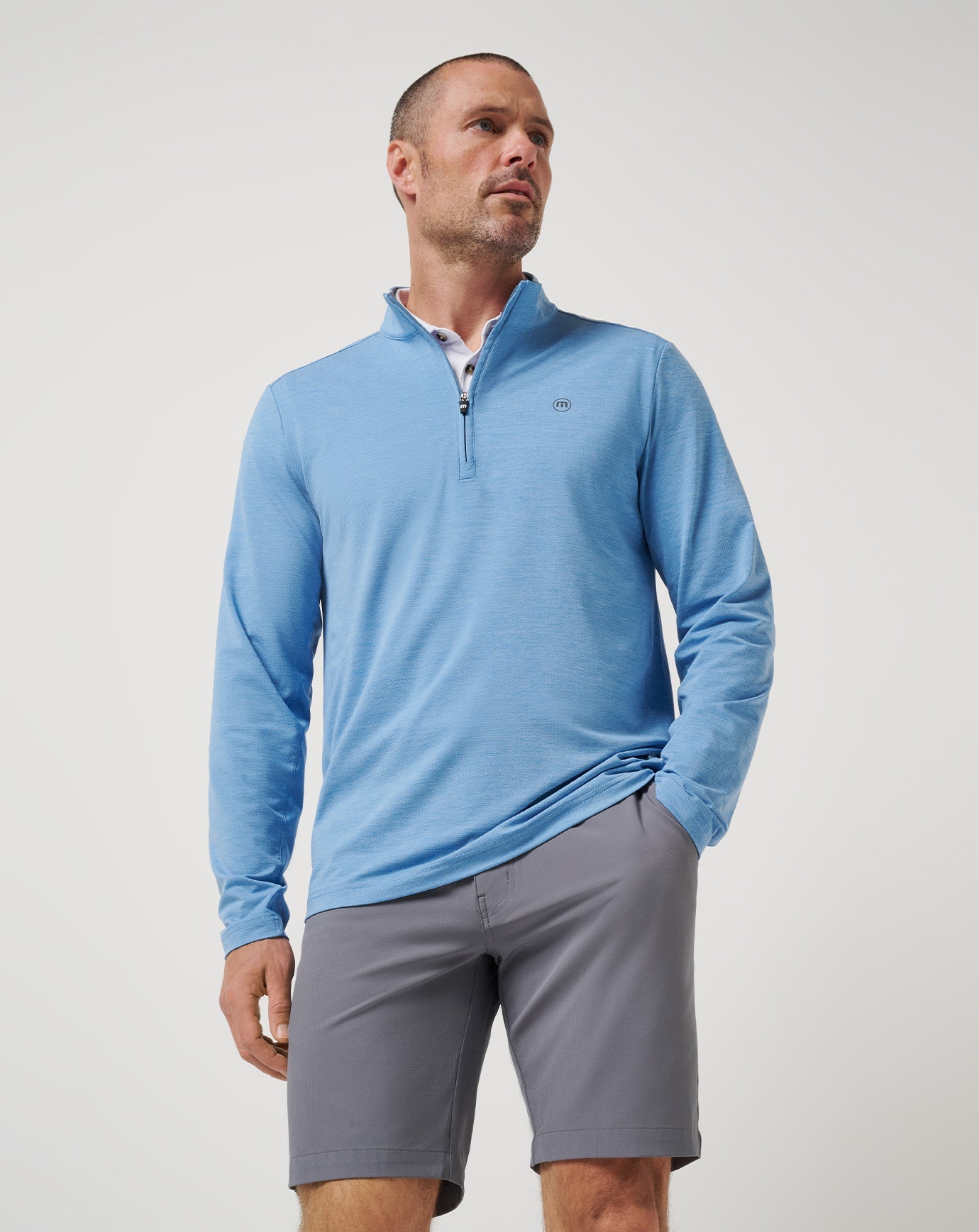 Heater Pro Quarter Zip Men|Golf/Pacific Coast
