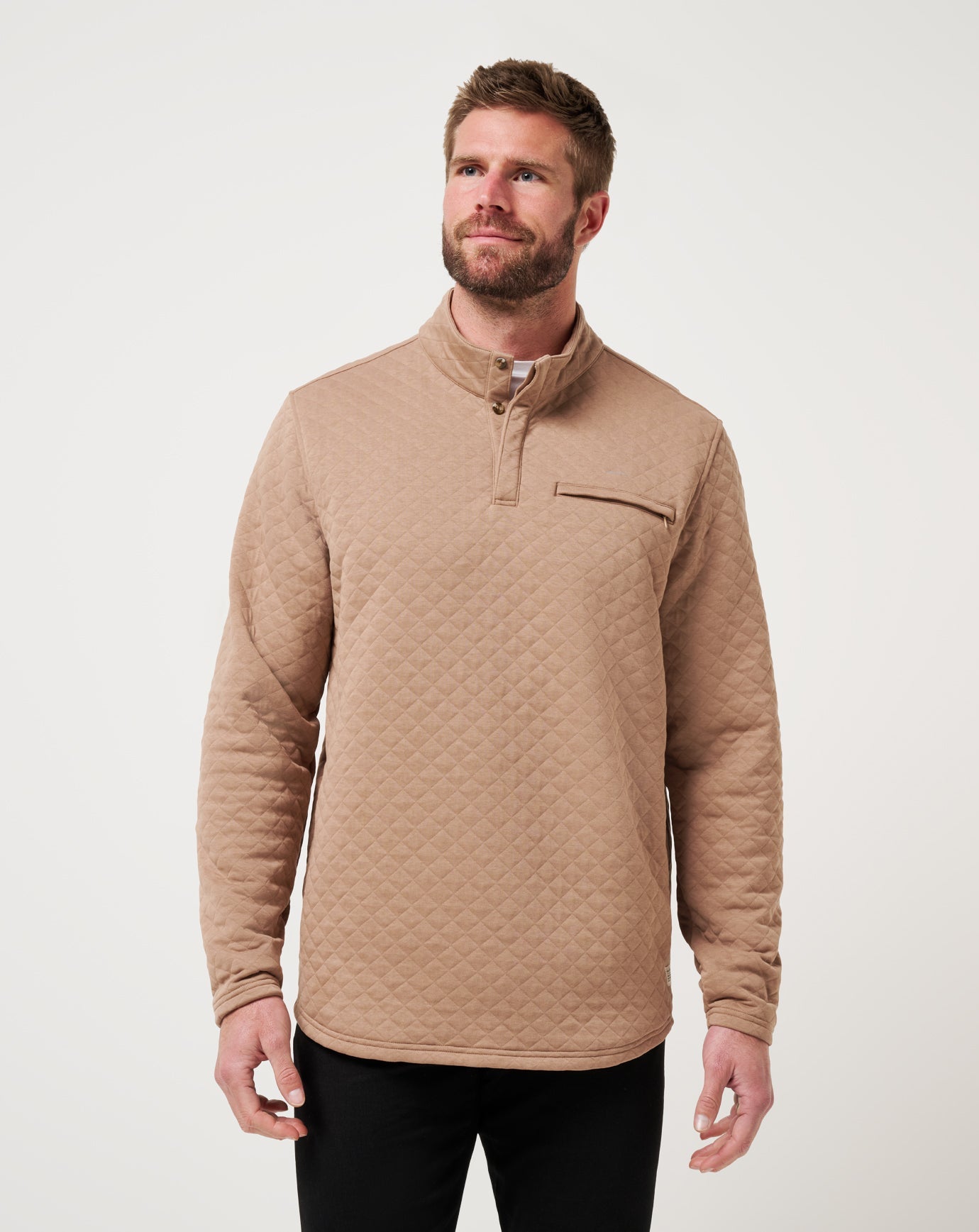 Transatlantic Quarter Zip Men/Portabella