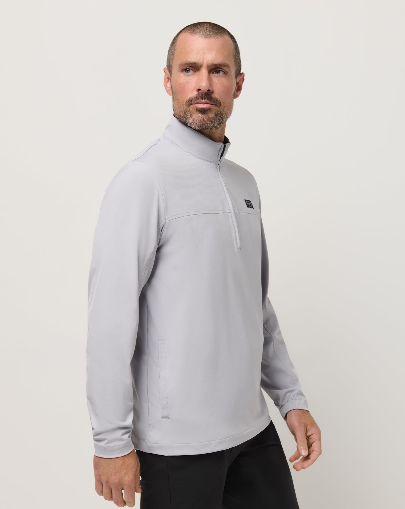 Wanderlust Quarter Zip Men|Golf/Micro Chip