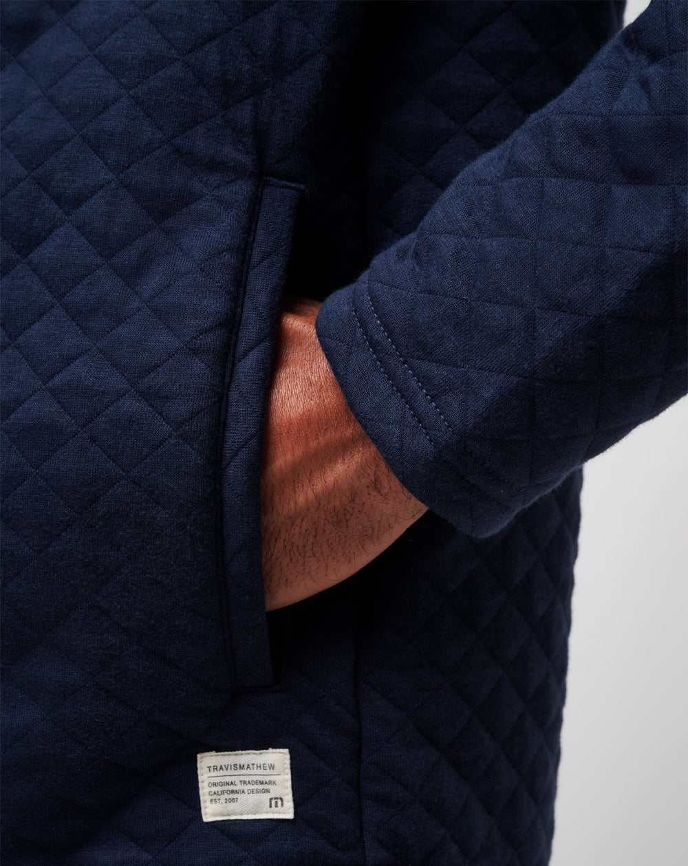 Transatlantic Quarter Zip Men/Total Eclipse