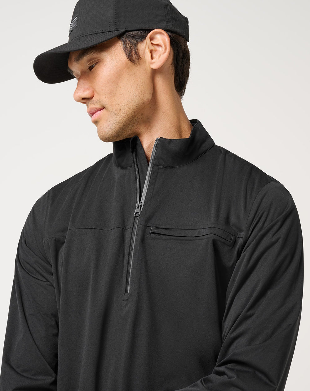 On Course 2.0 Quarter Zip Men|Golf/Black