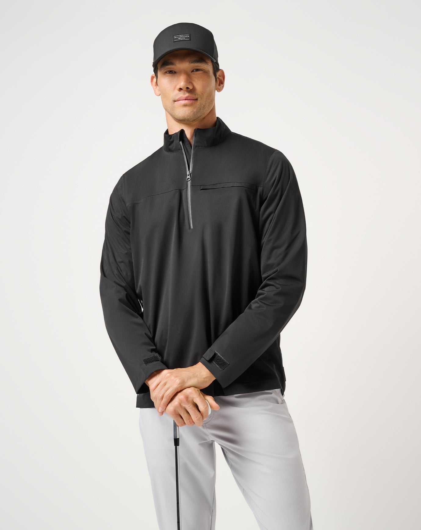 On Course 2.0 Quarter Zip Men|Golf/Black