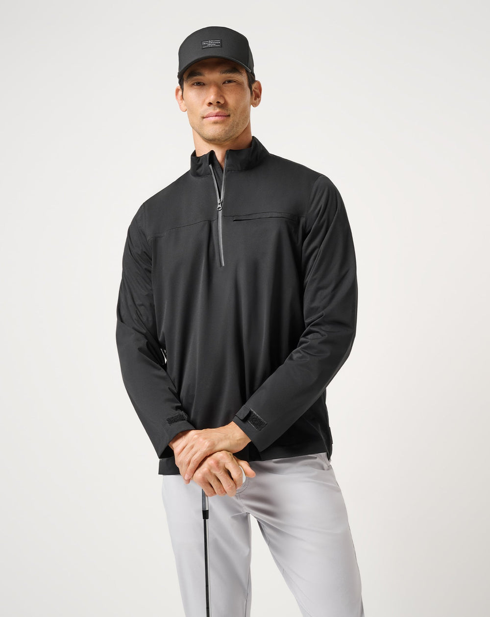 On Course 2.0 Quarter Zip Men|Golf/Black