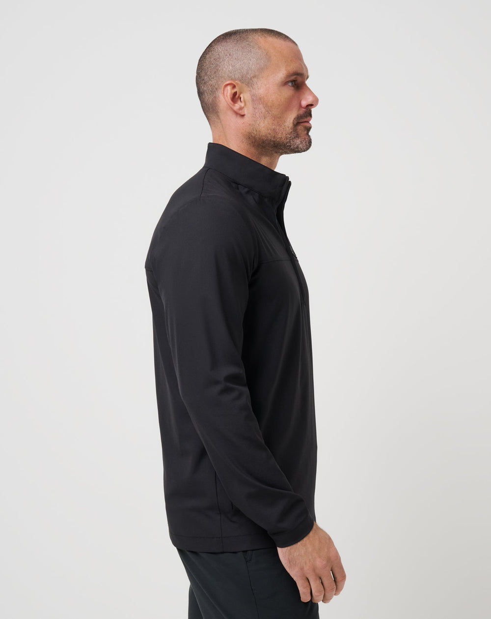 Wanderlust Quarter Zip Men|Golf/Black
