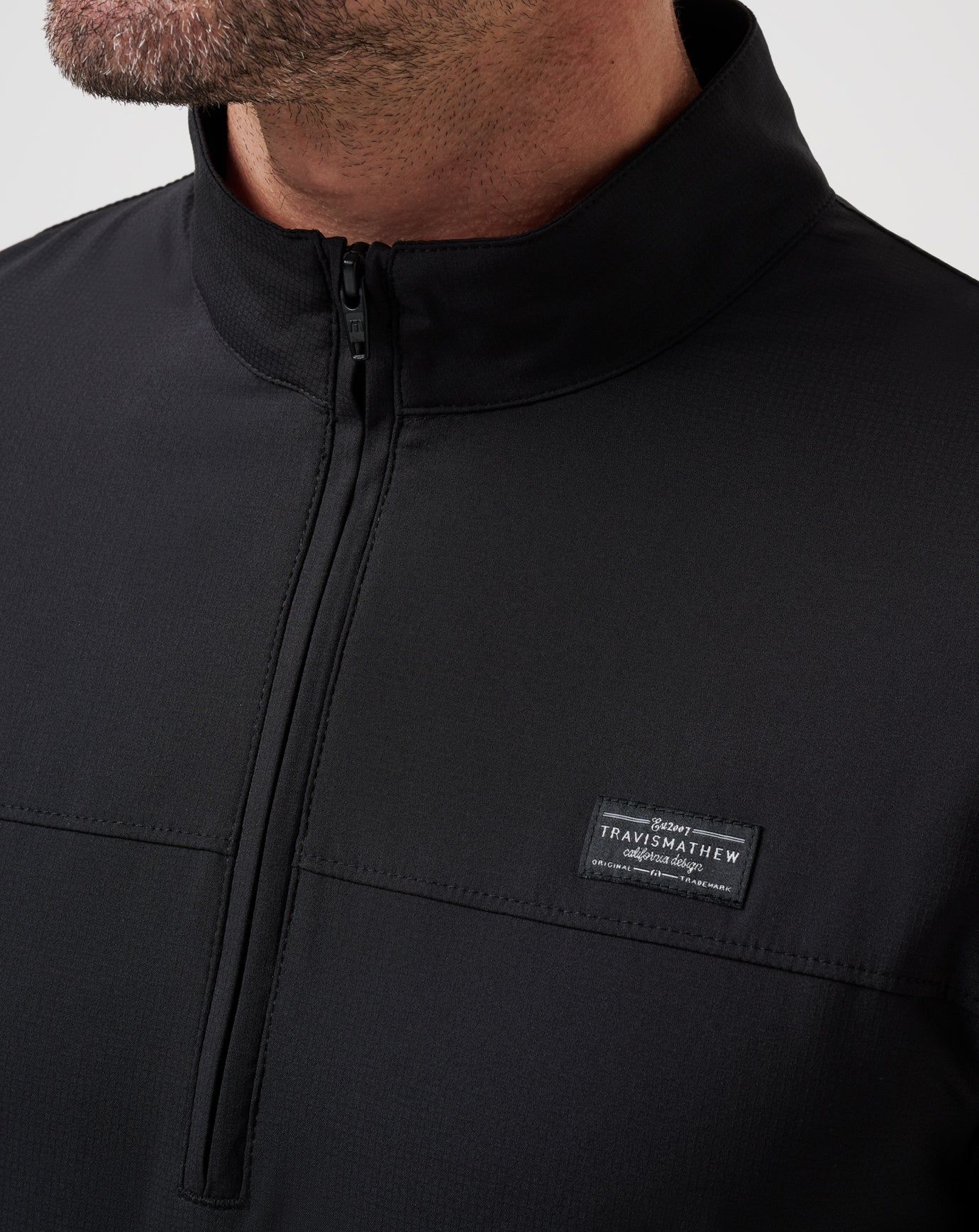 Wanderlust Quarter Zip Men|Golf/Black