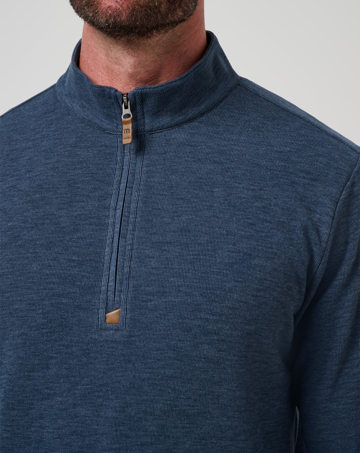Cloud Sweater Quarter Zip Men/Heather Navy