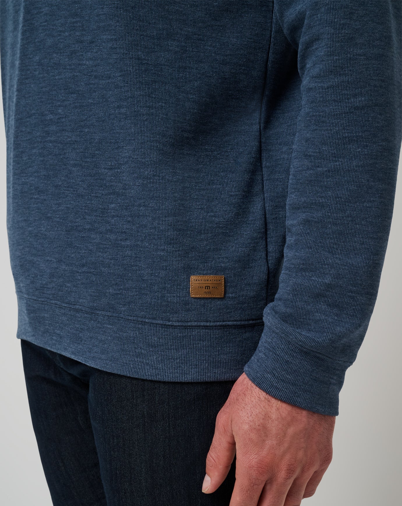 Cloud Sweater Quarter Zip Men/Heather Navy