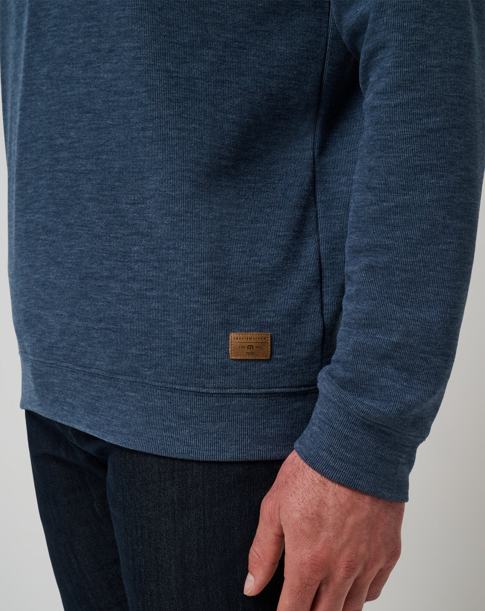 Cloud Sweater Quarter Zip Men/Heather Navy