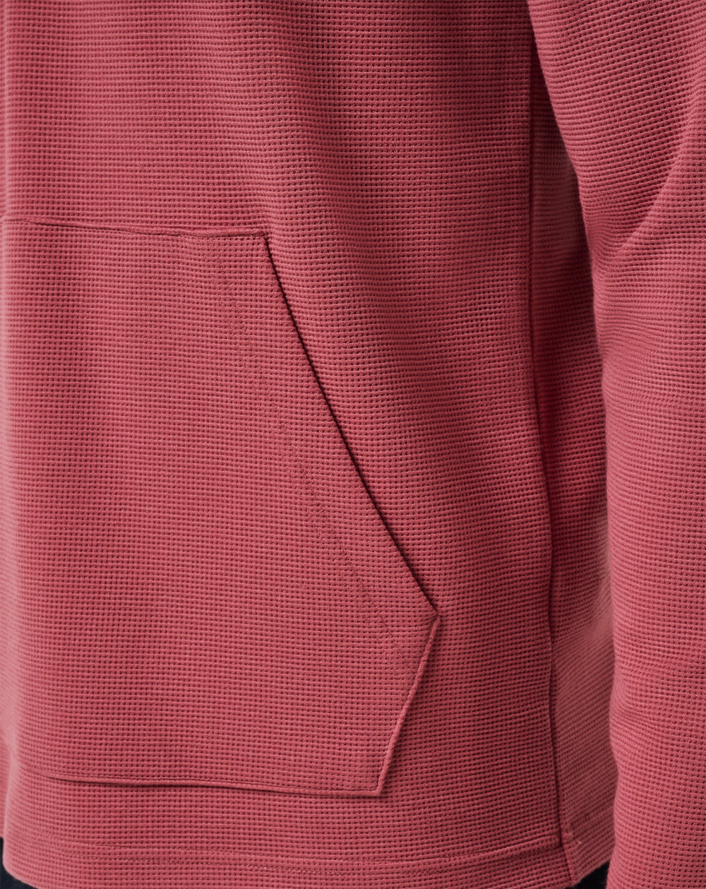 Performance Waffle Quarter Zip Men|Golf/Roan Rouge