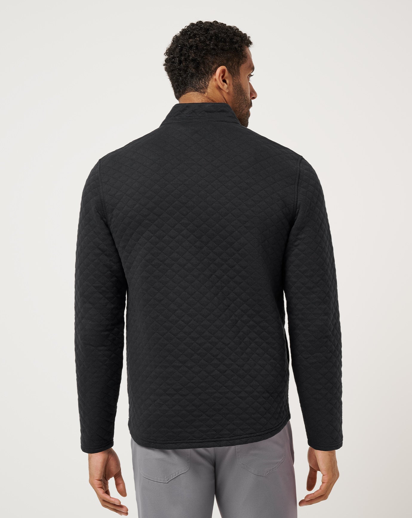 Transatlantic Quarter Zip Men/Black