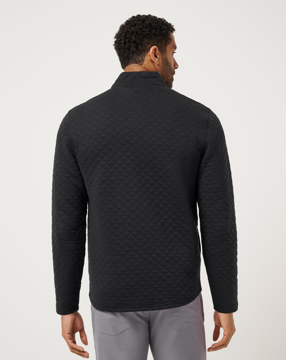 Transatlantic Quarter Zip Men/Black