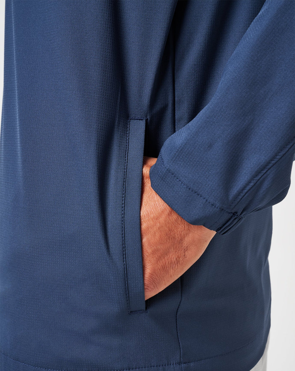Wanderlust Quarter Zip Men|Golf/Mood Indigo