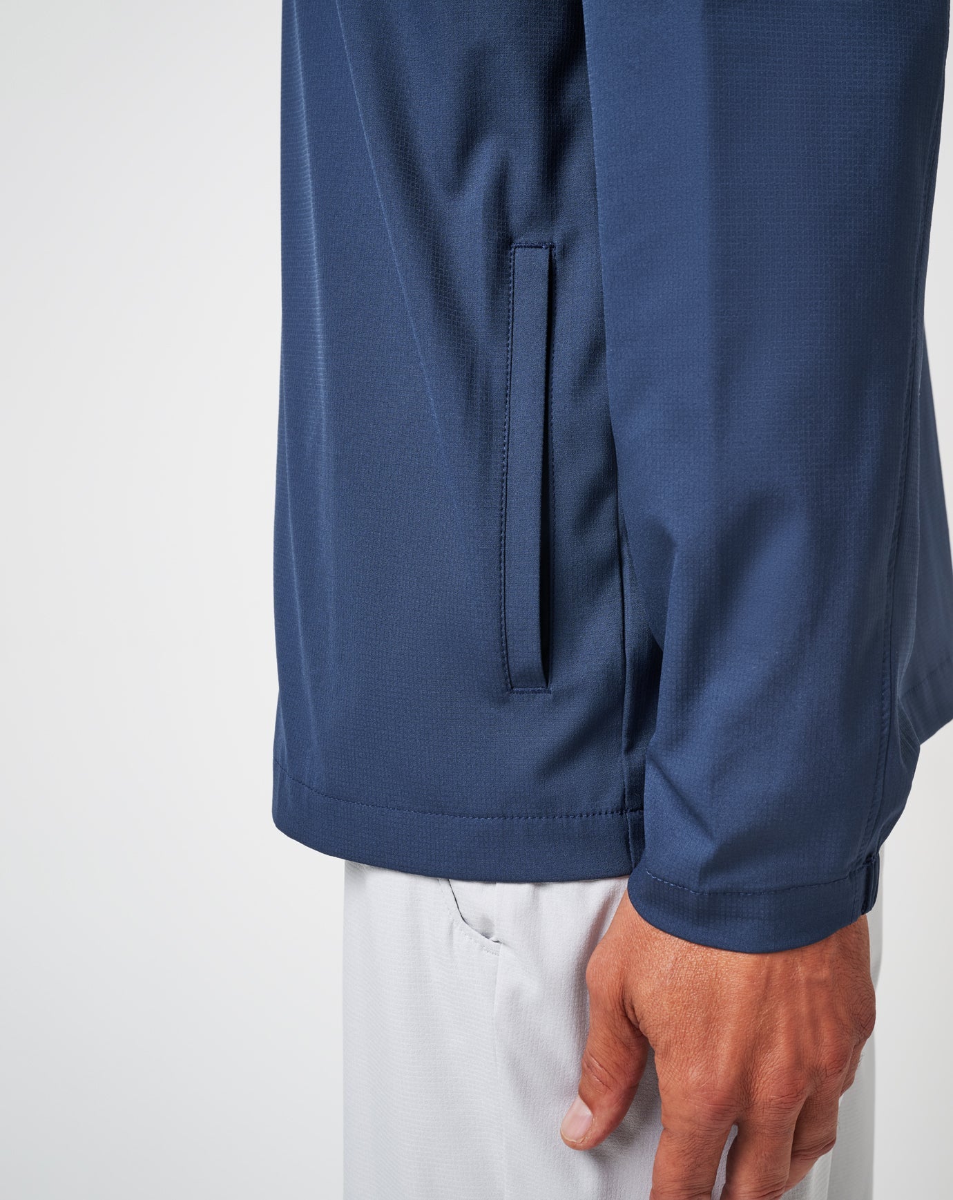 Wanderlust Quarter Zip Men|Golf/Mood Indigo