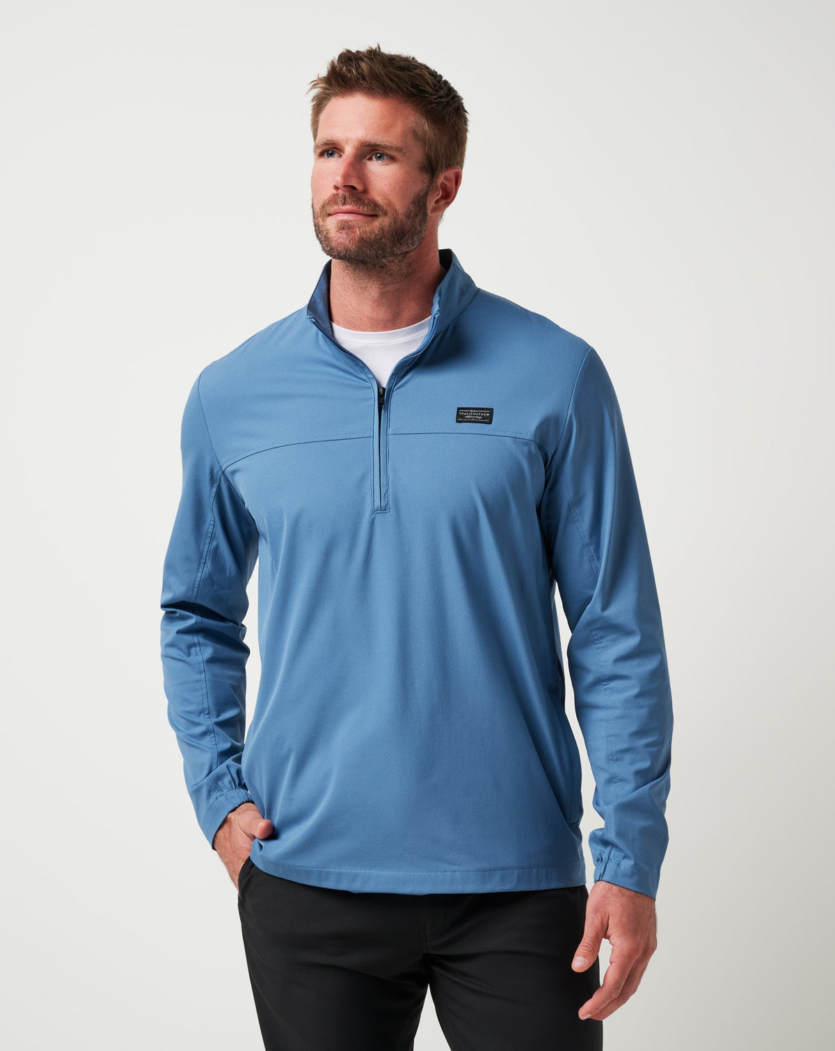Wanderlust Quarter Zip Men|Golf/Copen Blue