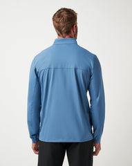 Wanderlust Quarter Zip Men|Golf/Copen Blue