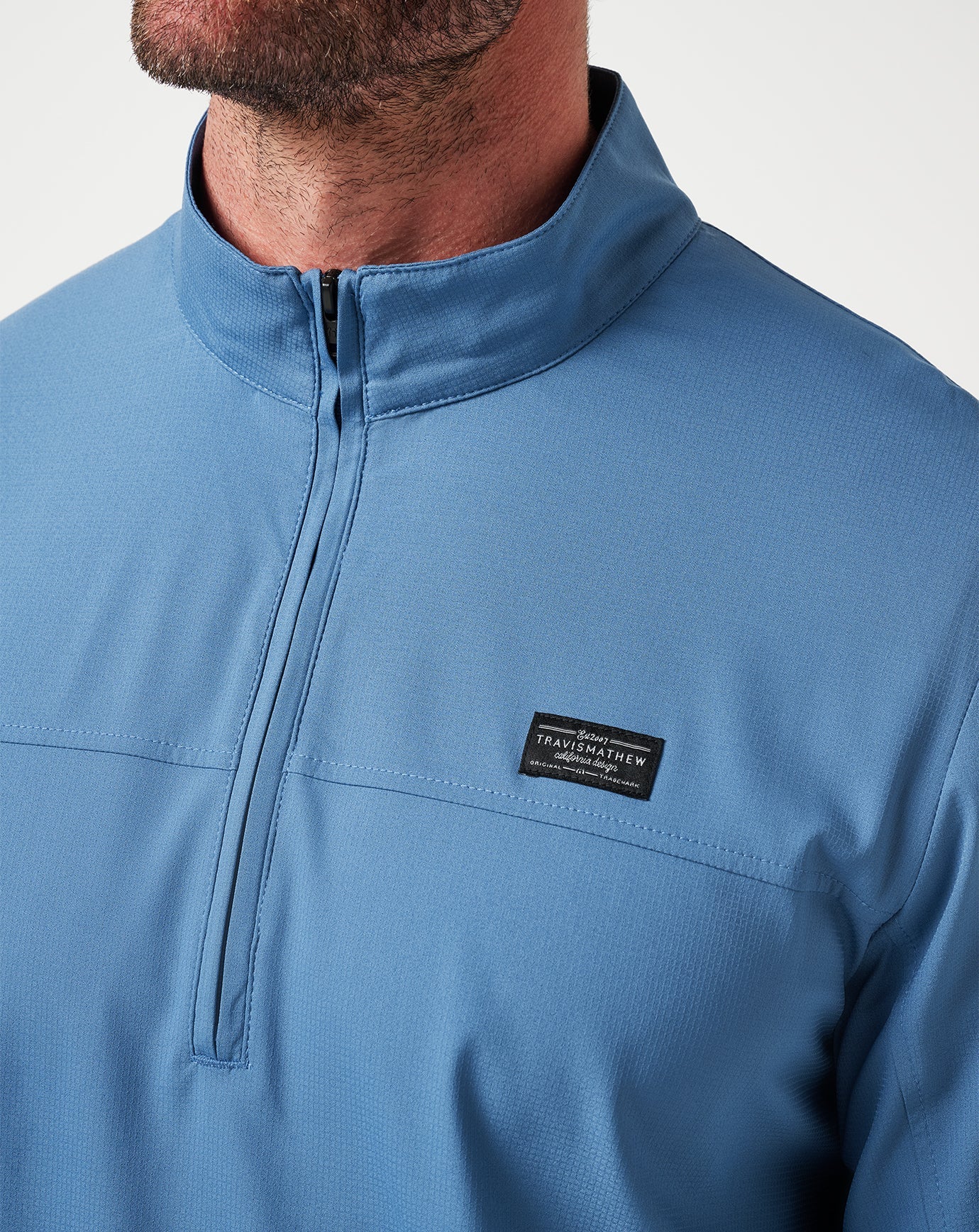 Wanderlust Quarter Zip Men|Golf/Copen Blue