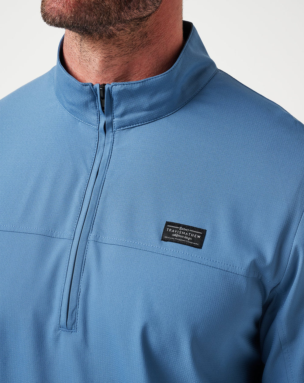 Wanderlust Quarter Zip Men|Golf/Copen Blue