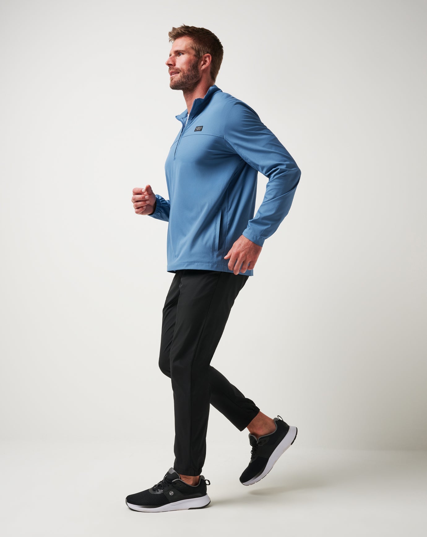 Wanderlust Quarter Zip Men|Golf/Copen Blue