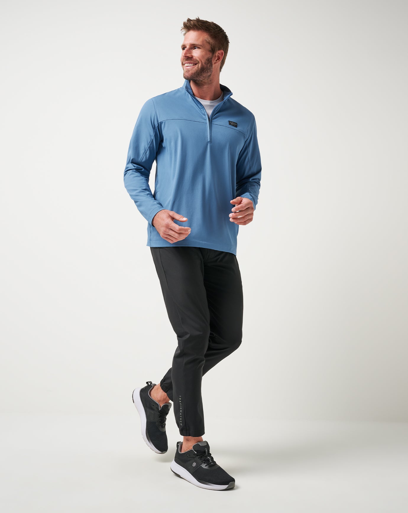 Wanderlust Quarter Zip Men|Golf/Copen Blue