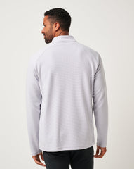 Performance Waffle Quarter Zip Men|Golf/Heather Light Grey