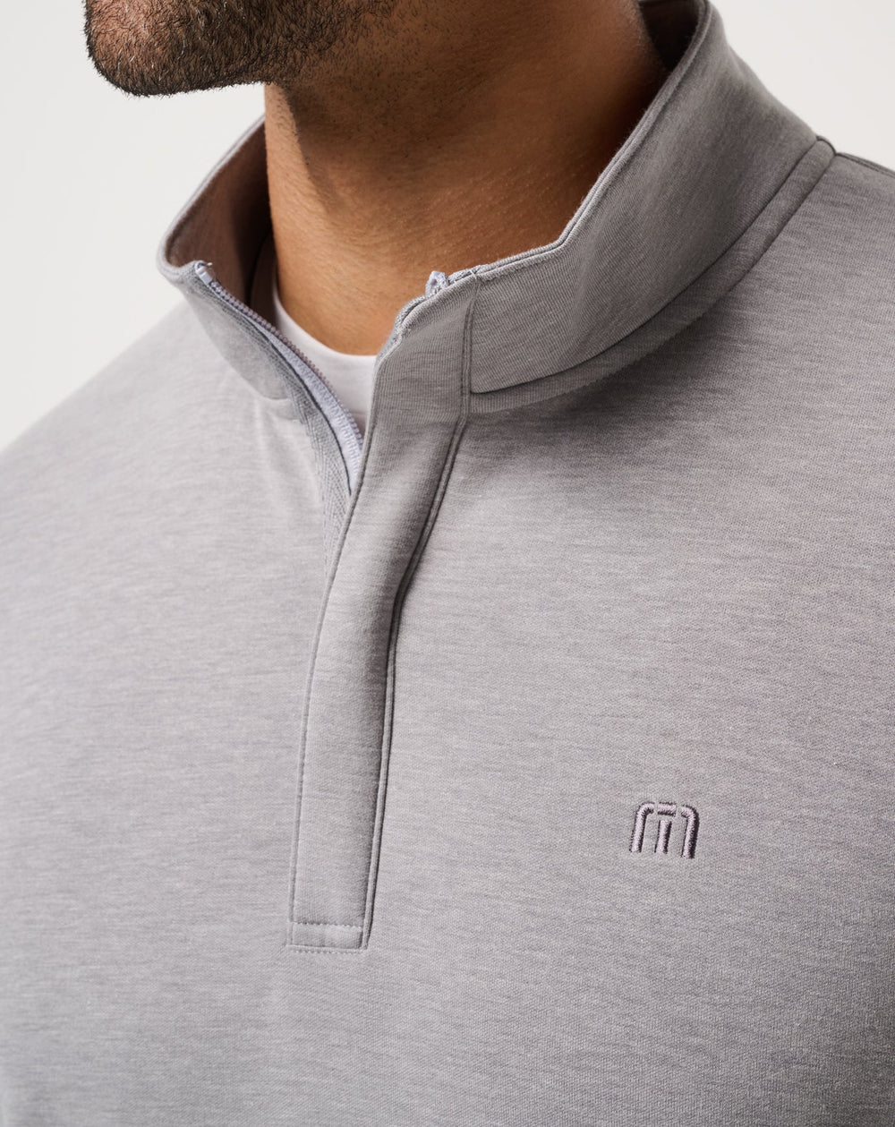 Cloud Quarter Zip 2.0 Men|Golf|New/Heather Medium Grey