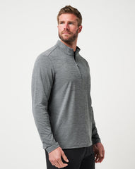 Heater Pro Quarter Zip Men|Golf/Heather Grey