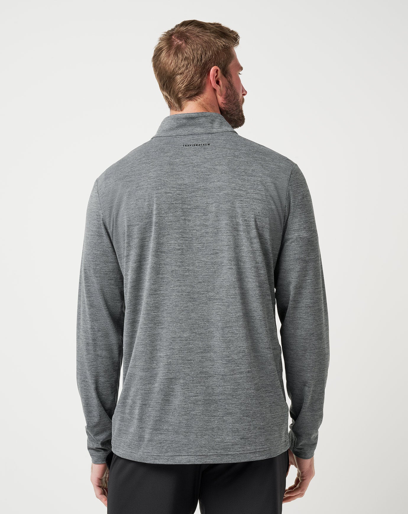 Heater Pro Quarter Zip Men|Golf/Heather Grey