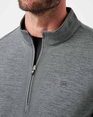Heater Pro Quarter Zip Men|Golf/Heather Grey
